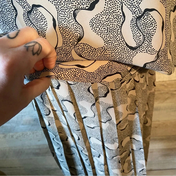 Vintage Camillia women’s taupe drop  waist‎ dress in size 10 - Picture 9 of 13